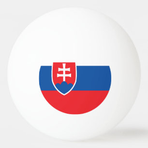 Slowakische Flagge Tischtennisball