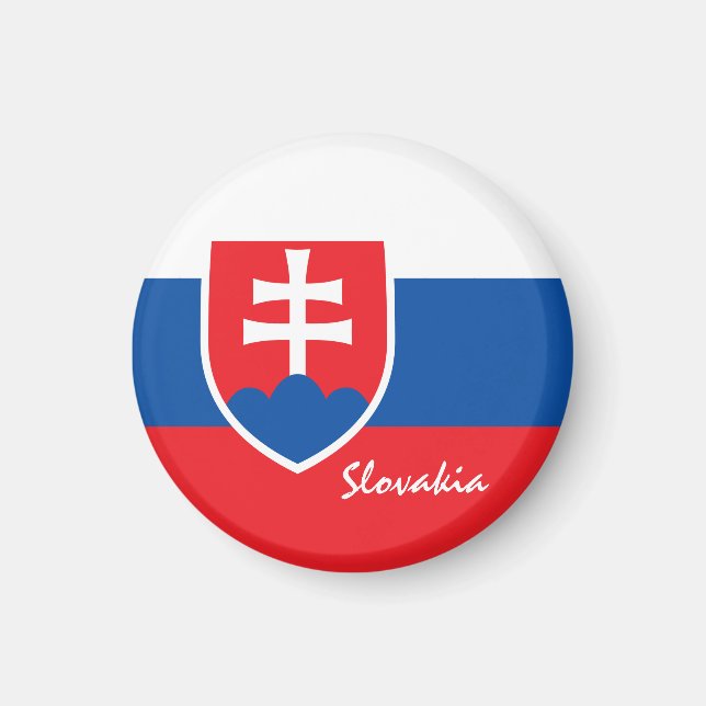 Slowakische Flagge - Urlaub, Reise/Sport Magnet (Vorne)