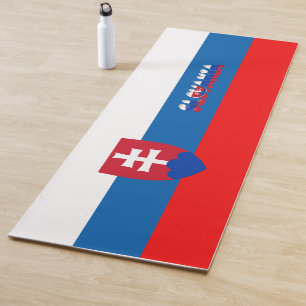 Slowakische Flagge Yogamatte