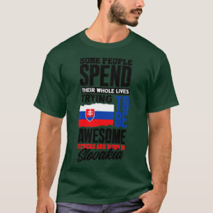 Slowakische Slowakei - slowakische Flagge - Zitat3 T-Shirt