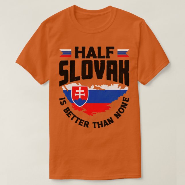 slowakische slowakische Flagge Zitat5 T-Shirt (Design vorne)