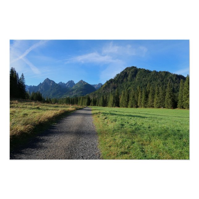 Slowakische Tatra Poster (Vorderseite)