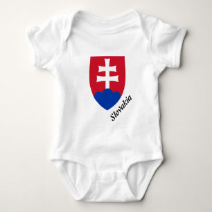 Slowakische Wappen Baby Strampler