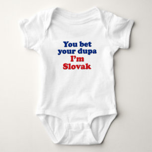 Slowakisches Dupa 1 Baby Strampler