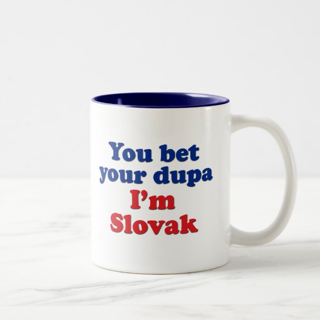 Slowakisches Dupa 1 Zweifarbige Tasse (Rechts)