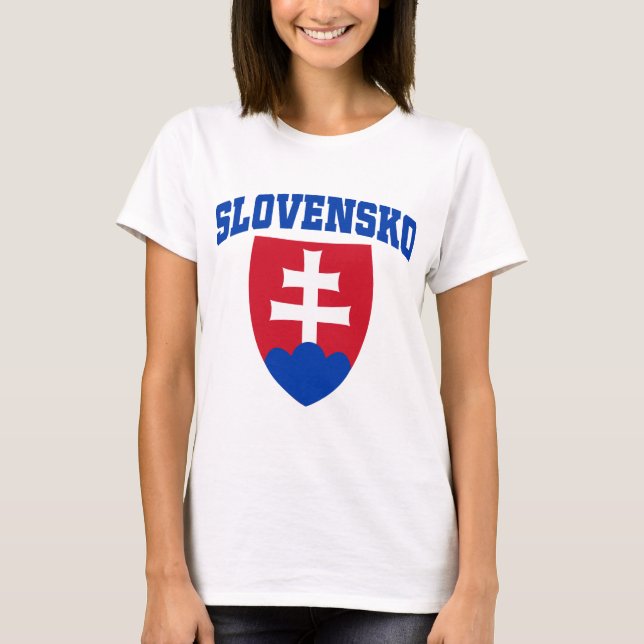 Slowakisches Emblem T-Shirt (Vorderseite)