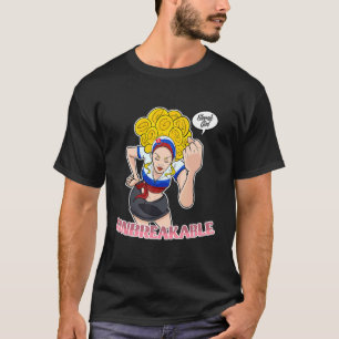 Slowakisches Mädchen unzerbrechlich I Slowakisches T-Shirt