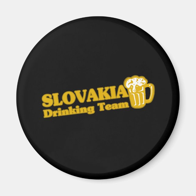 slowakisches Trinkteam Magnet (Vorne)