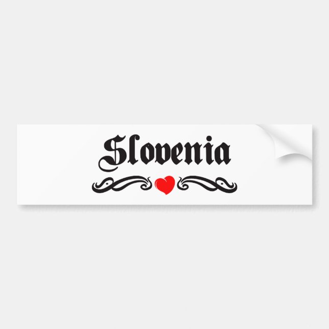 Slowenien Autoaufkleber (Vorne)