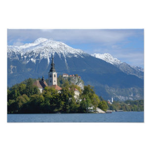 Slowenien, Bled, Bled, Bled Island, Bled Fotodruck