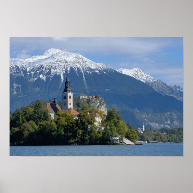 Slowenien, Bled, Bled, Bled Island, Bled Poster (Vorne)