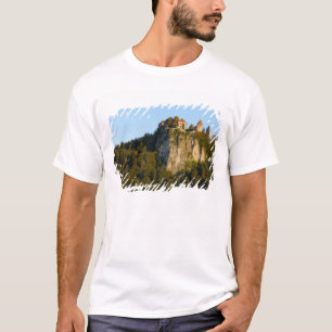 Slowenien, Bled, Bledsee, Burg Bled auf T-Shirt