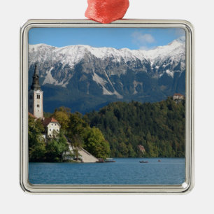 Slowenien, Bled, Bledsee, Insel Bled, Bled 2 Ornament Aus Metall