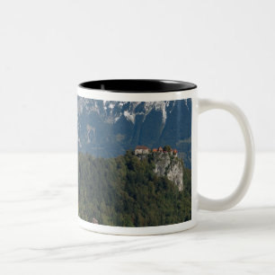 Slowenien, Bled, Bledsee, Insel Bled, Bled 2 Zweifarbige Tasse
