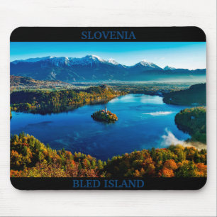 Slowenien - Bled Lake Mousepad