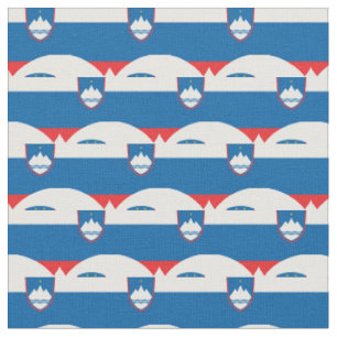 Slowenien Flag & Slowenien Trendy Fabric /mode Stoff