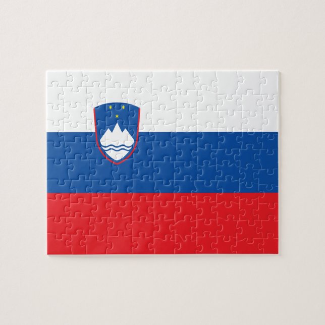 Slowenien-Flagge (Horizontal)