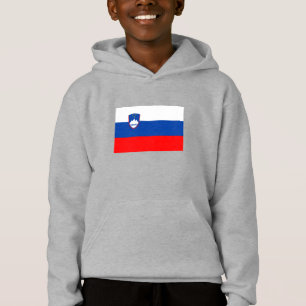 Slowenien-Flagge Hoodie