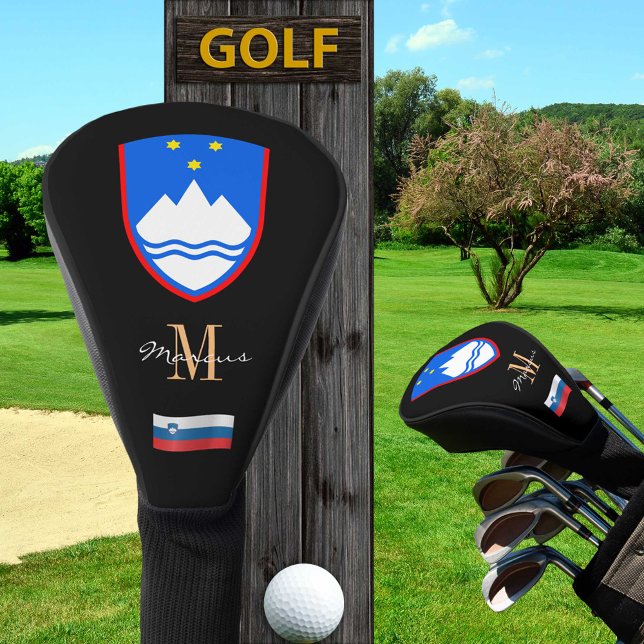 Slowenien & Flaggen Mit Monogramm Golf Clubs Abdec Golf Headcover (Von Creator hochgeladen)