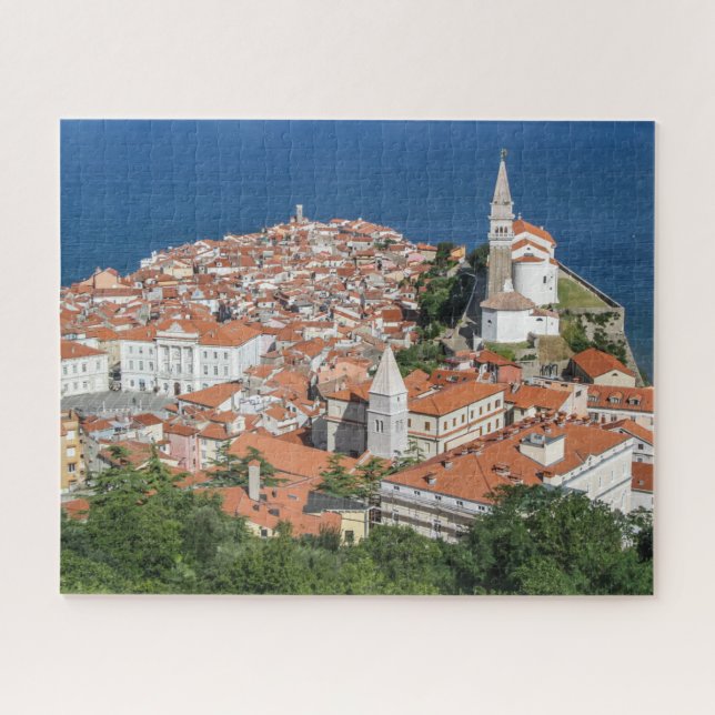 Slowenien Jigsaw Puzzle - Altstadt von Piran (Horizontal)