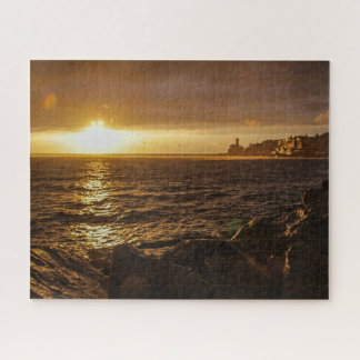 Slowenien Jigsaw Puzzle - Sonnenuntergang über Pir