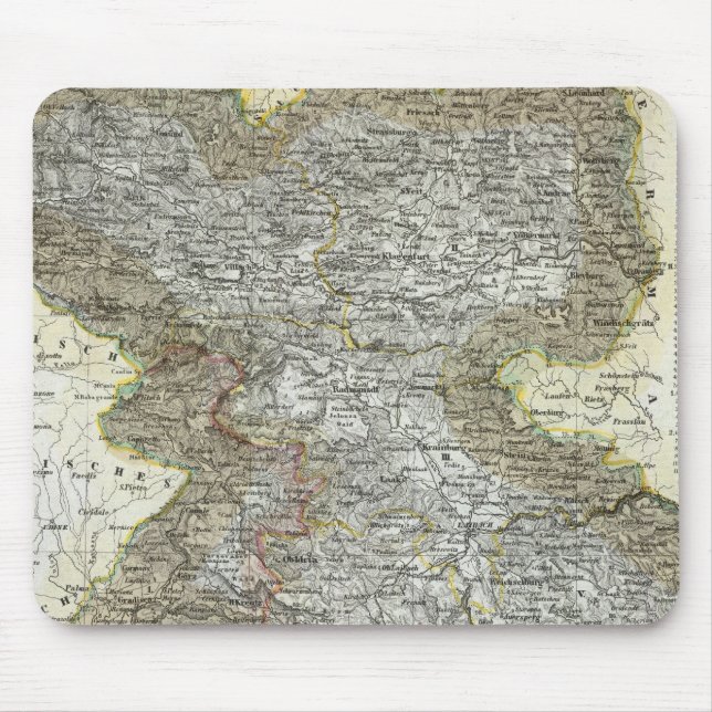 Slowenien, Kroatien Mousepad (Vorne)