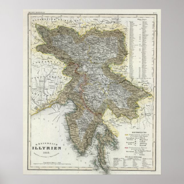 Slowenien, Kroatien Poster (Vorne)