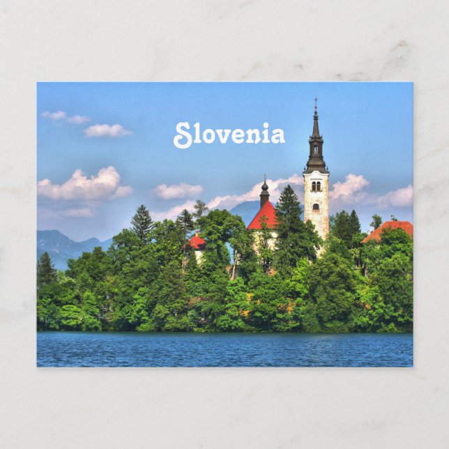 Slowenien Landschaft Postkarte (Vorderseite)