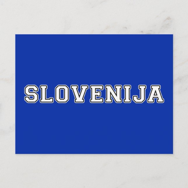 Slowenien Postkarte (Vorderseite)