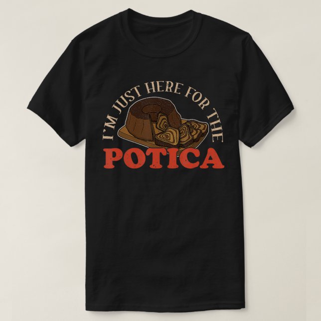 Slowenien Potica Backen Slowenische Küche feiern T-Shirt (Design vorne)