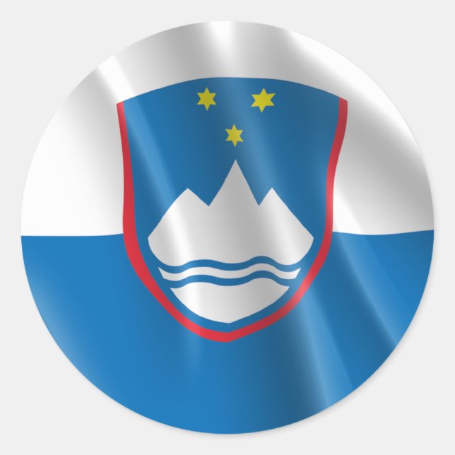 SLOWENIEN RUNDER AUFKLEBER (Vorderseite)
