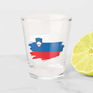 Slowenien Schnapsglas, patriotische slowenische Fl Schnapsglas