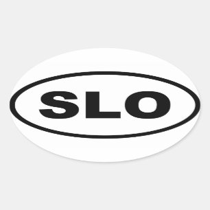 Slowenien SLO European Ovaler Aufkleber
