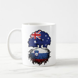 Slowenien Slowenien Australien Tree Roots Kaffeetasse