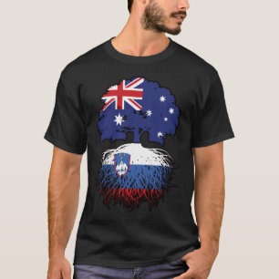 Slowenien Slowenien Australien Tree Roots T-Shirt