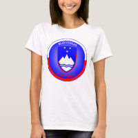 Slowenien Wappen Kreisform 