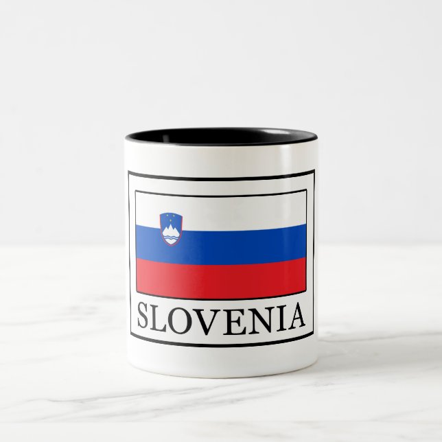 Slowenien Zweifarbige Tasse (Mittel)