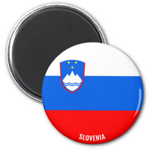 Slowenische Flagge Charming Patriotic Magnet