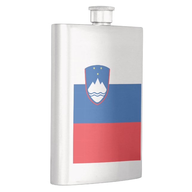 Slowenische Flagge Flachmann (Rechts)