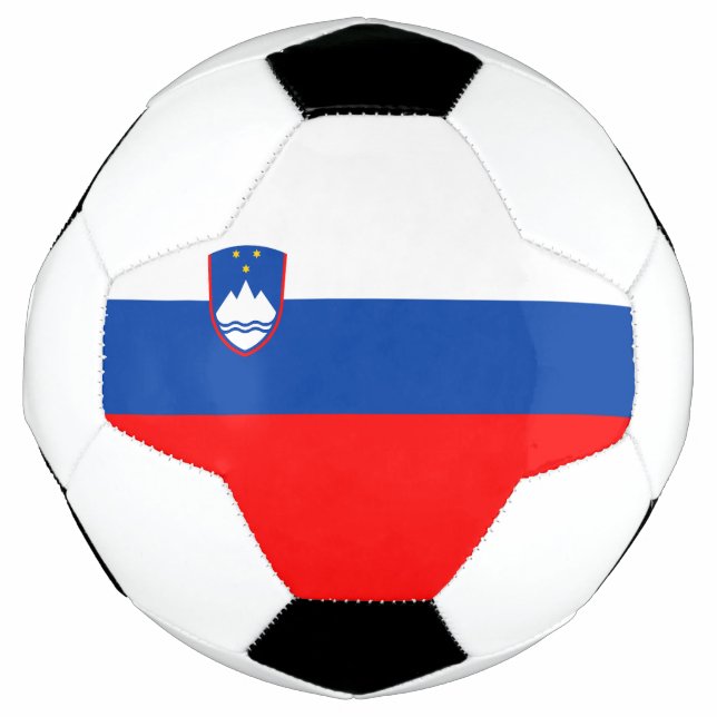 Slowenische Flagge Fußball (Vorderseite)