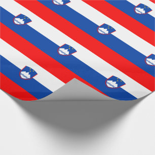 Slowenische Flagge Geschenkpapier