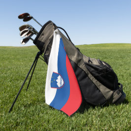 Slowenische Flagge Golfhandtuch