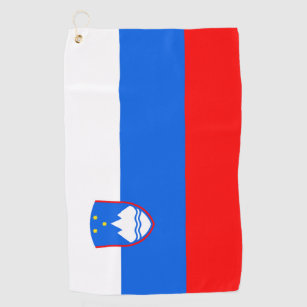 Slowenische Flagge Golfhandtuch