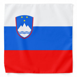 Slowenische Flagge Halstuch
