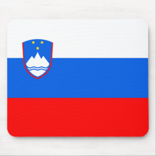 Slowenische Flagge Mousepad