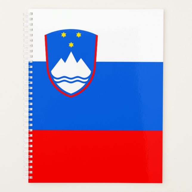 Slowenische Flagge Planer (Vorderseite)