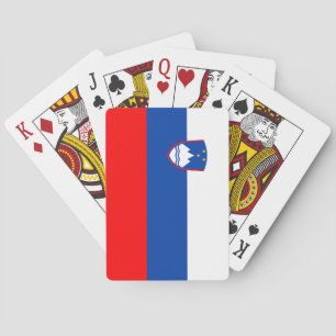 Slowenische Flagge Spielkarten