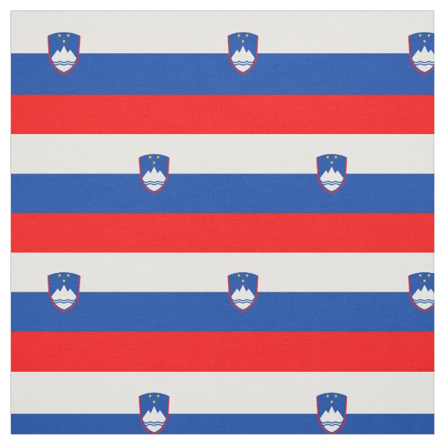 Slowenische Flagge Stoff (Muster)