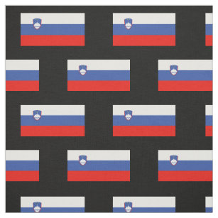 Slowenische Flagge Stoff