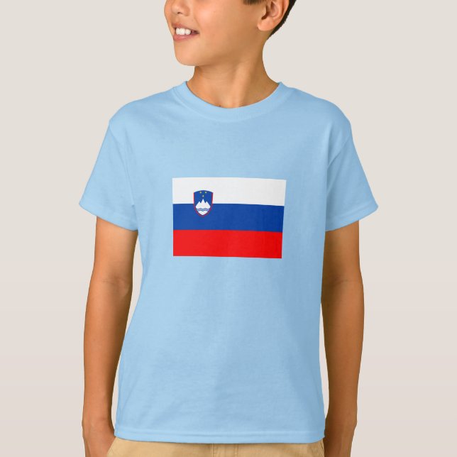 Slowenische Flagge T-Shirt (Vorderseite)